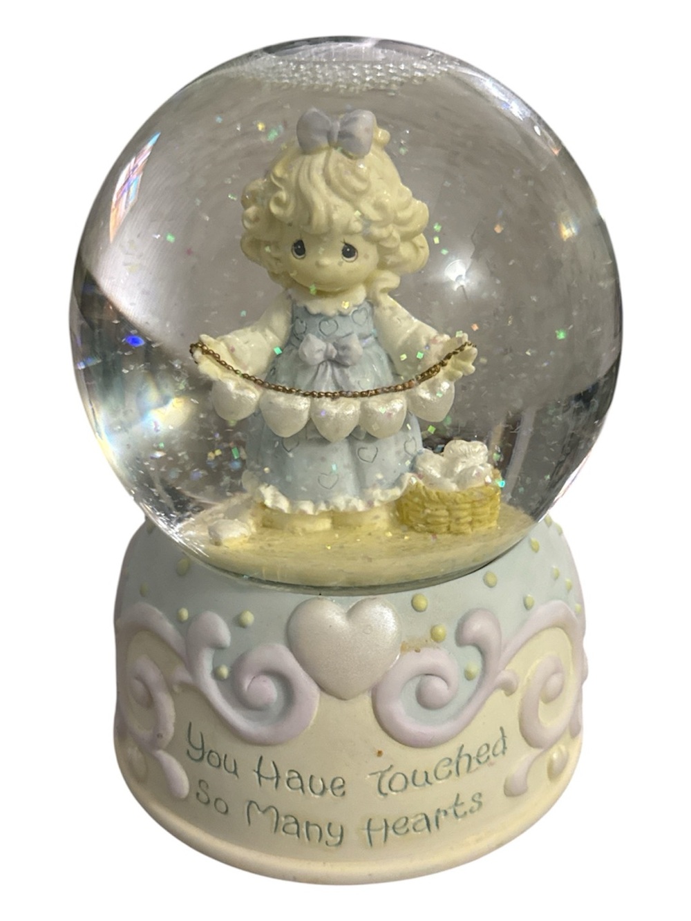Precious Moments Snow Globe 1996 - You Have Touched So Many Hearts